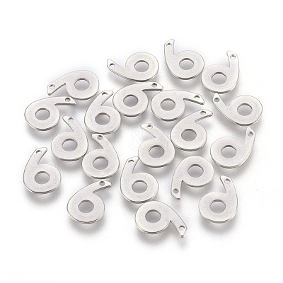Tarnish Resistant 201 Stainless Steel Charms STAS-F175-01P-6-1