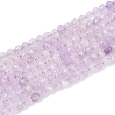 Natural Lavender Amethyst Beads Strands G-T143-03-1