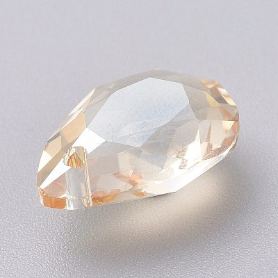 Glass Rhinestone Pendants RGLA-A024-H01-001GS-1