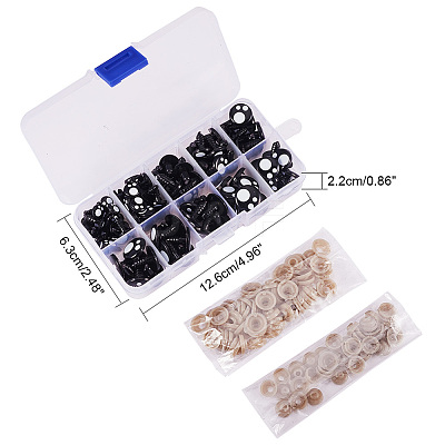 Resin Craft Doll Eyes DIY-WH0126-01-1