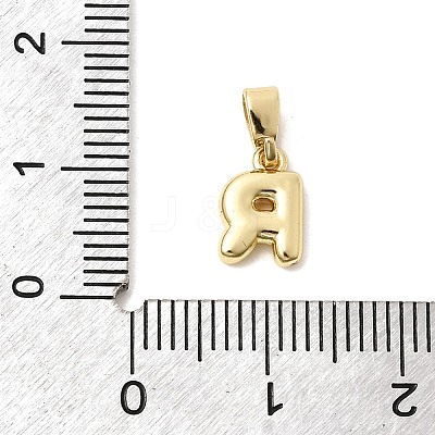 Brass Letter Charms KK-G554-22G-R-1