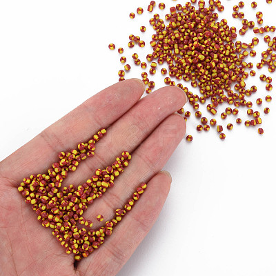 8/0 Two Tone Opaque Glass Seed Beads SEED-T006-01B-A06-1