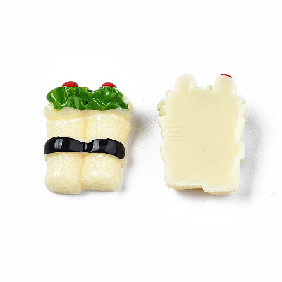 Opque Epoxy Resin Cabochons CRES-S358-56-1