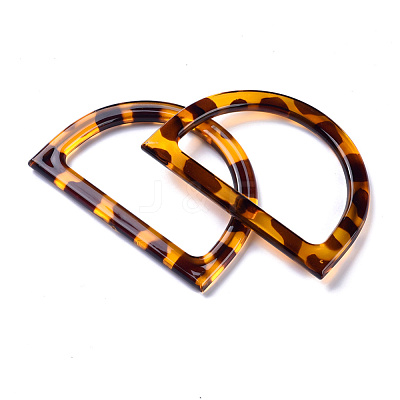 Plastic D Shape Purse Handle KY-WH0020-61D-1
