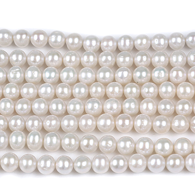 Natural Cultured Freshwater Pearl Beads Strands PEAR-R063-20-01A-1