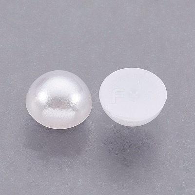 5000pcs ABS Plastic Imitation Pearl Cabochons SACR-S738-5mm-Z9-1