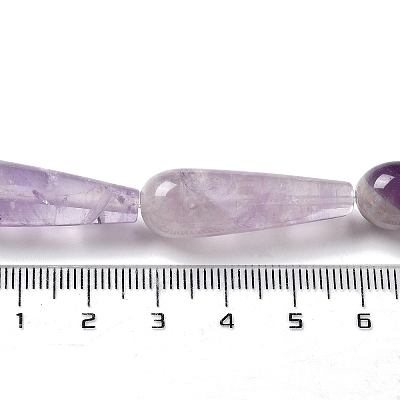 Natural Amethyst Beads Strands G-P528-H15-01-1
