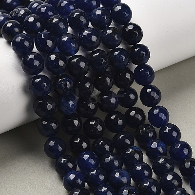 Natural White Jade Bead Strands G-R346-10mm-04-1