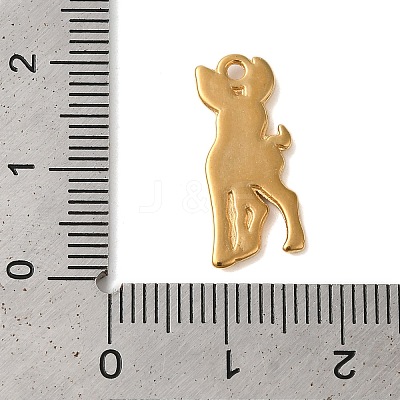 Ion Plating(IP) 304 Stainless Steel Pendants STAS-N103-17G-1