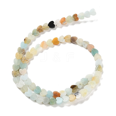 Natural Flower Amazonite Beads Strands G-M403-A34-02-1