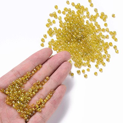Round Glass Seed Beads SEED-A007-4mm-170-1