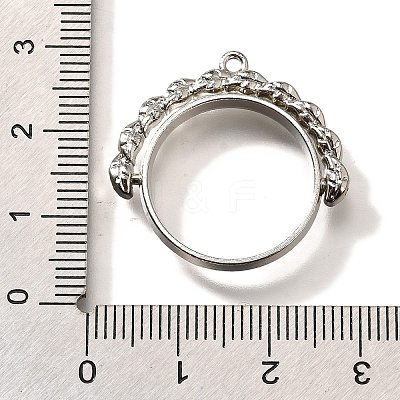 Alloy Open Back Bezel Pendants PALLOY-I223-17P-1