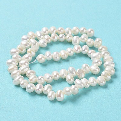 Natural Cultured Freshwater Pearl Beads Strands PEAR-J007-86-1