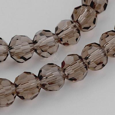 Transparent Glass Bead Strands GLAA-G013-8mm-63-1