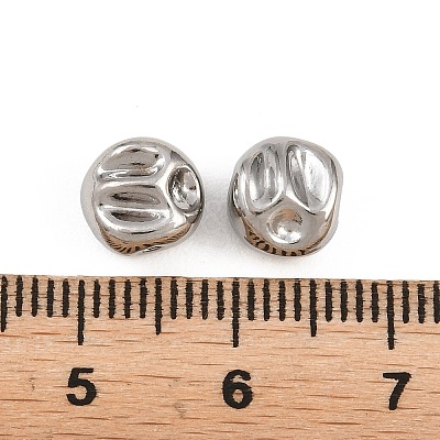 Irregular 304 Stainless Steel Beads STAS-D394-03K-P-1