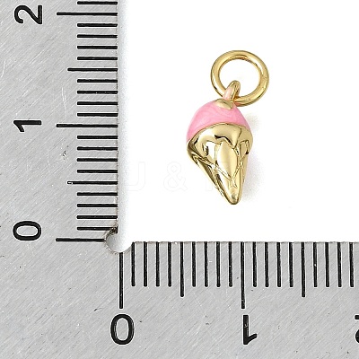 Brass Enamel Pendants KK-K427-15G-02-1