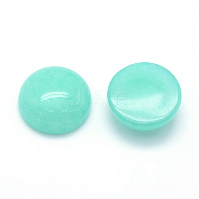 Natural Dyed Jade Cabochons G-P393-R30-12mm-1