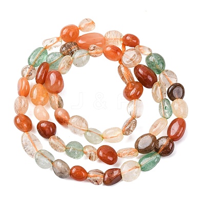 Natural Agate Beads Strands G-Z108-A01-1
