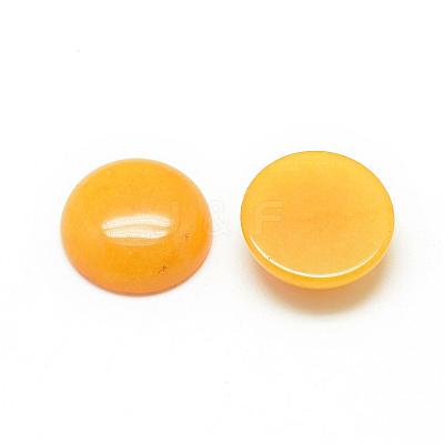 Natural White Jade Cabochons G-R416-10mm-06-1