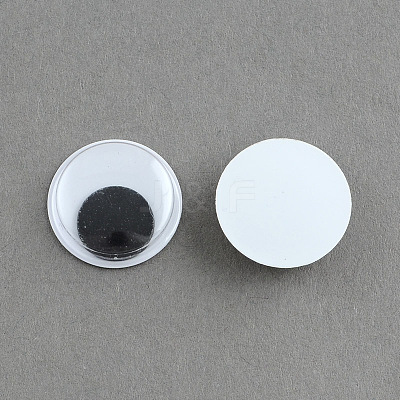 Wobbly Eye Plastic Cabochons X-KY-S002-12mm-1