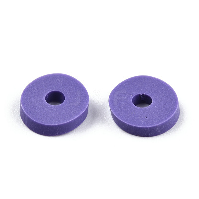 Handmade Polymer Clay Beads CLAY-R067-6.0mm-B03-1