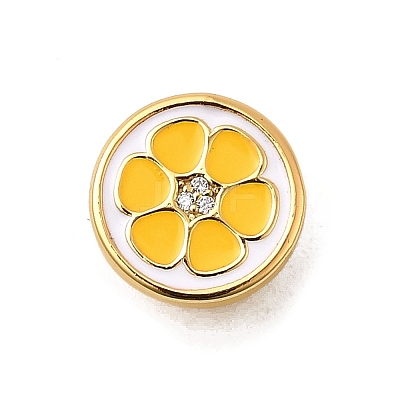 925 Sterling Silver Enamel European Beads STER-Z013-07P-09-1