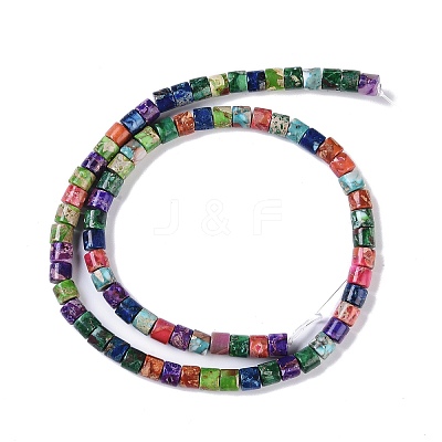 Synthetic Imperial Jasper Beads Strands G-P529-C01-01-1
