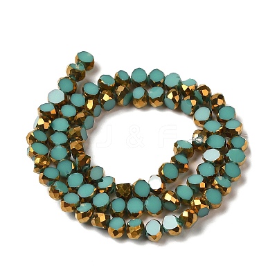 Electroplate Glass Beads Strands X-EGLA-P061-01A-09-1
