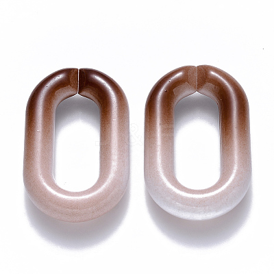 Two Tone Opaque Acrylic Linking Rings OACR-S036-006B-M02-1