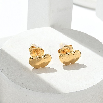 304 Stainless Steel Stud Earrings for Women STAS-Z117-16G-01-1