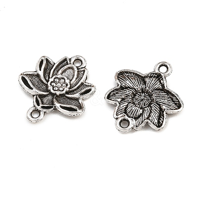 Tibetan Style Alloy Connector Charms AL-CBA8479-08AS-1