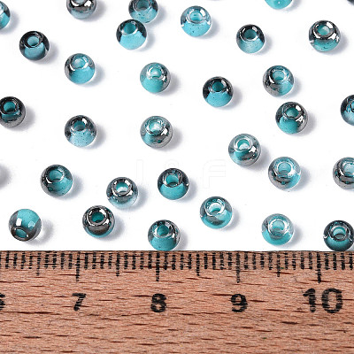 Transparent Inside Colours Glass Seed Beads SEED-T007-19A-07-1