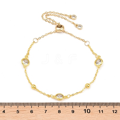 Brass Cable Chains Slider Bracelets BJEW-JB11813-1
