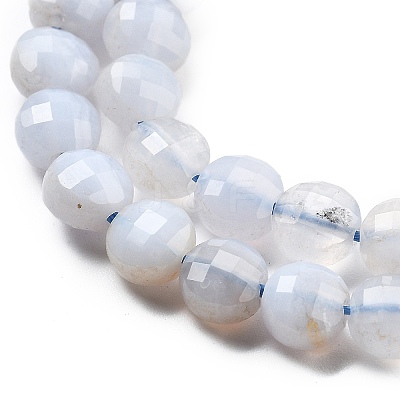 Natural Blue Lace Agate Beads Strands G-C179-A08-02-1