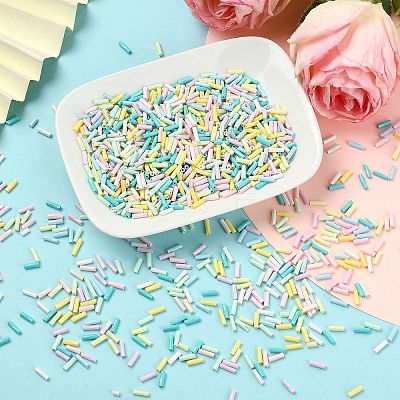 50G Baking Paint Glass Twisted Bugle Beads GLAA-SZ0002-06-1