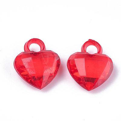 Transparent Acrylic Pendants TACR-T005-06-1