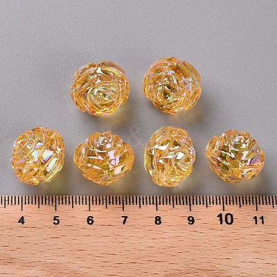 Transparent Acrylic Beads TACR-S154-31C-919-1