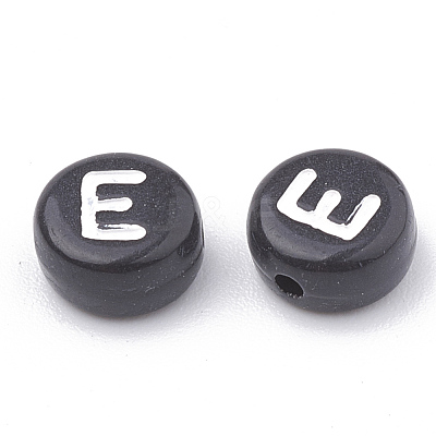 Opaque Acrylic Beads SACR-N002-02E-1