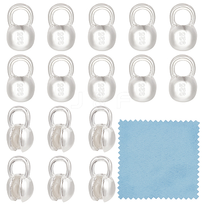 925 Sterling Silver Bead Tips FIND-BC0005-44A-1