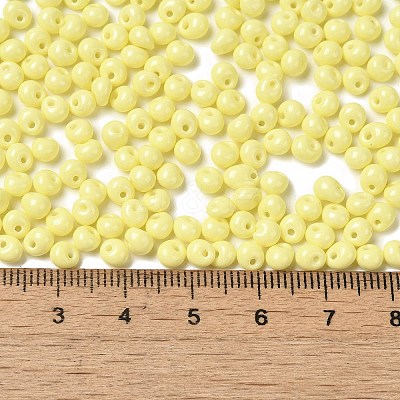 6/0 Opaque Baking Paint Glass Seed Beads X1-SEED-M012-02A-19-1