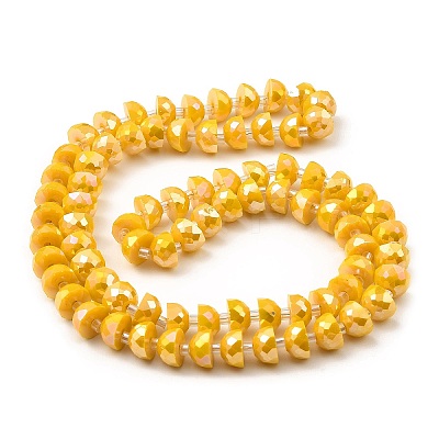 AB Color Plate Glass Beads Strands EGLA-P051-02A-B02-1