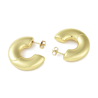 Ion Plating(IP) 304 Stainless Steel Stud Earrings for Women STAS-I304-03P-1