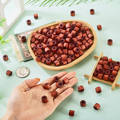 Wood European Beads WOOD-TA0003-09B-1