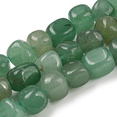 Natural Green Aventurine Bead Strands G-F464-04A-1