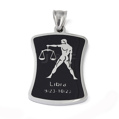 304 Stainless Steel Pendants STAS-O008-01I-1