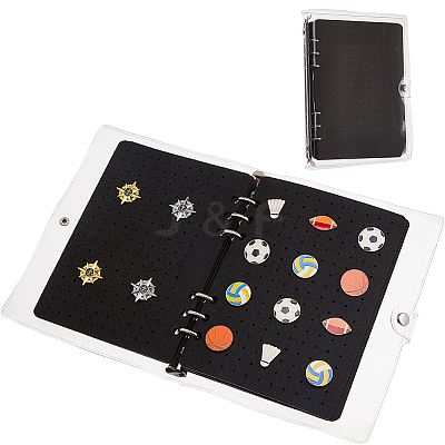 Felt Brooches Collection Binder Book AJEW-FH0007-29B-1