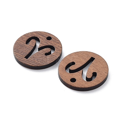 Walnut Wood Laser Cut Pendants WOOD-Q051-06L-1