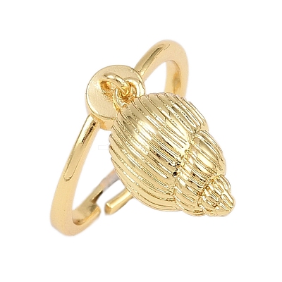 Brass Adjustable Finger Rings RJEW-C145-04G-1