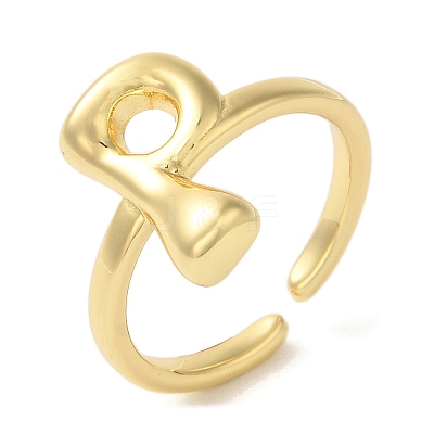 Brass Open Cuff Rings RJEW-U008-06P-G-1