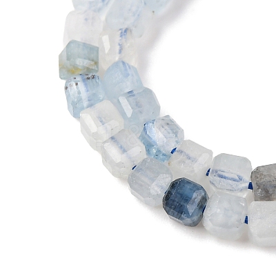 Natural Aquamarine Beads Strands G-G003-B02-01-1